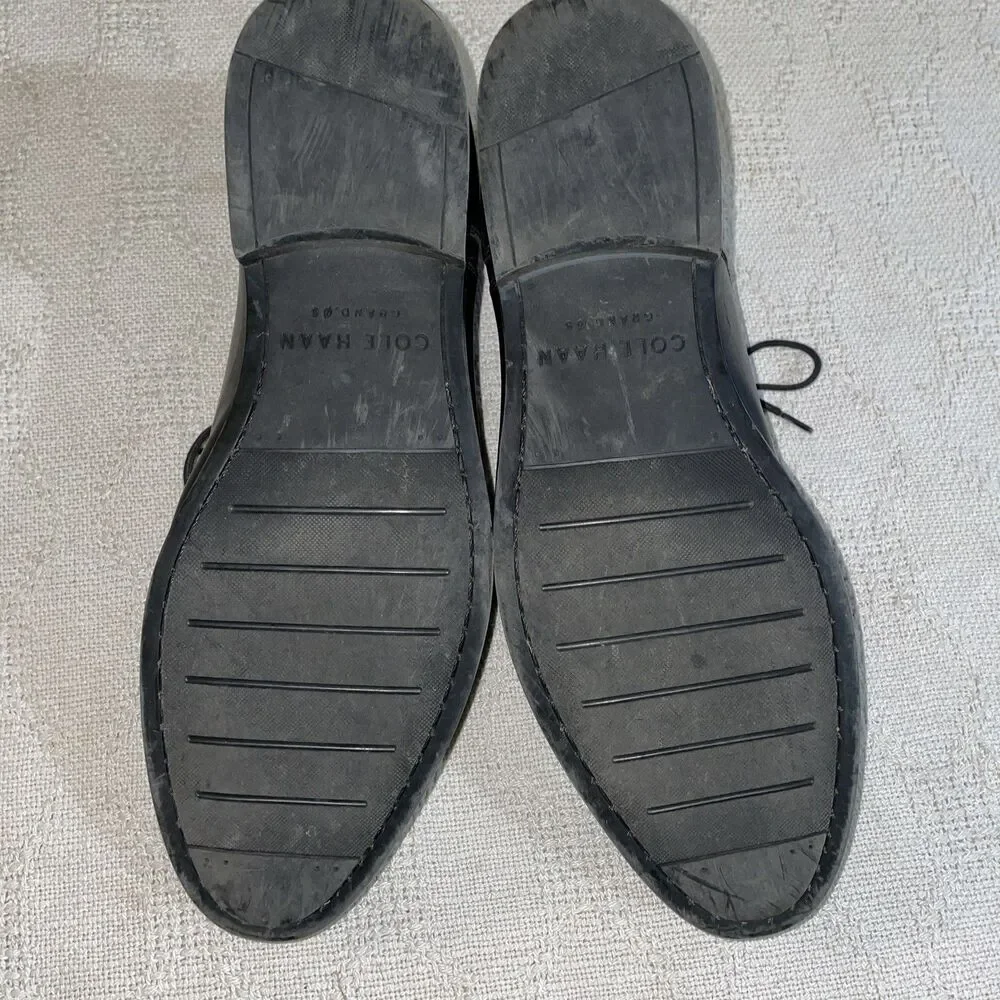 Cole Haan Men’s Dress Shoes Size 9.5 M Black Leather Captoe Business Formal